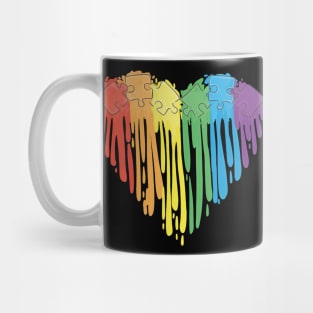 Puzzle Heart Meltdown Mug